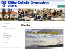 Tablet Screenshot of kkg-zwickau.de